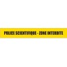 Rubalise "Police Scientifique - Zone interdite"- 7.5 x 100 m - l'unité