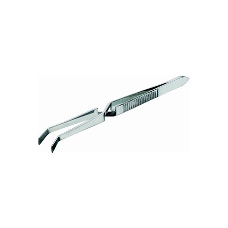 Pince autobloquante courbée inox 105 mm