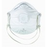 Demi-masque de protection FFP2 forme coque avec soupape - 10 pièces