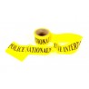 Rubalise "Police Nationale - Zone interdite" 7.5 cm x 100 m - l'unité