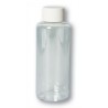 Flacon 125 ml HDPE naturel + capsule à vis PP blanche pour ECOSPRAY - l'unité