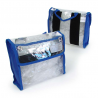Pochette transparente - Dimatex - Moyenne- Bleu - l'unité