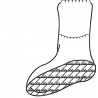Sur botte blanche à usage unique Partiguard- 100 pièces (50 paires)