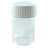 Pilulier polystyrène 40ml - lot de 10