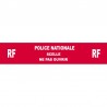 Adhésif VOID rouge sécurisé Police Nationale - 35 mm x 20 m - l'unité
