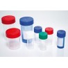 Pot plastique avec couvercle à vis 125 ml - lot de 10