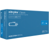 Gant nitrile bleu non poudré - Mercator Médical - Nitrylex® classic - boîte de 100 gants